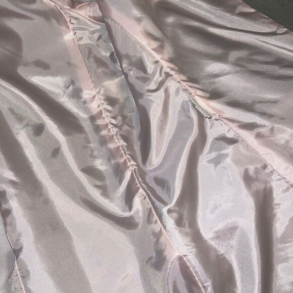 Calvin Klein Women's Collared Khaki Lux Buttoned Blazer Jacket Suit Size 14 - Picture 10 of 12